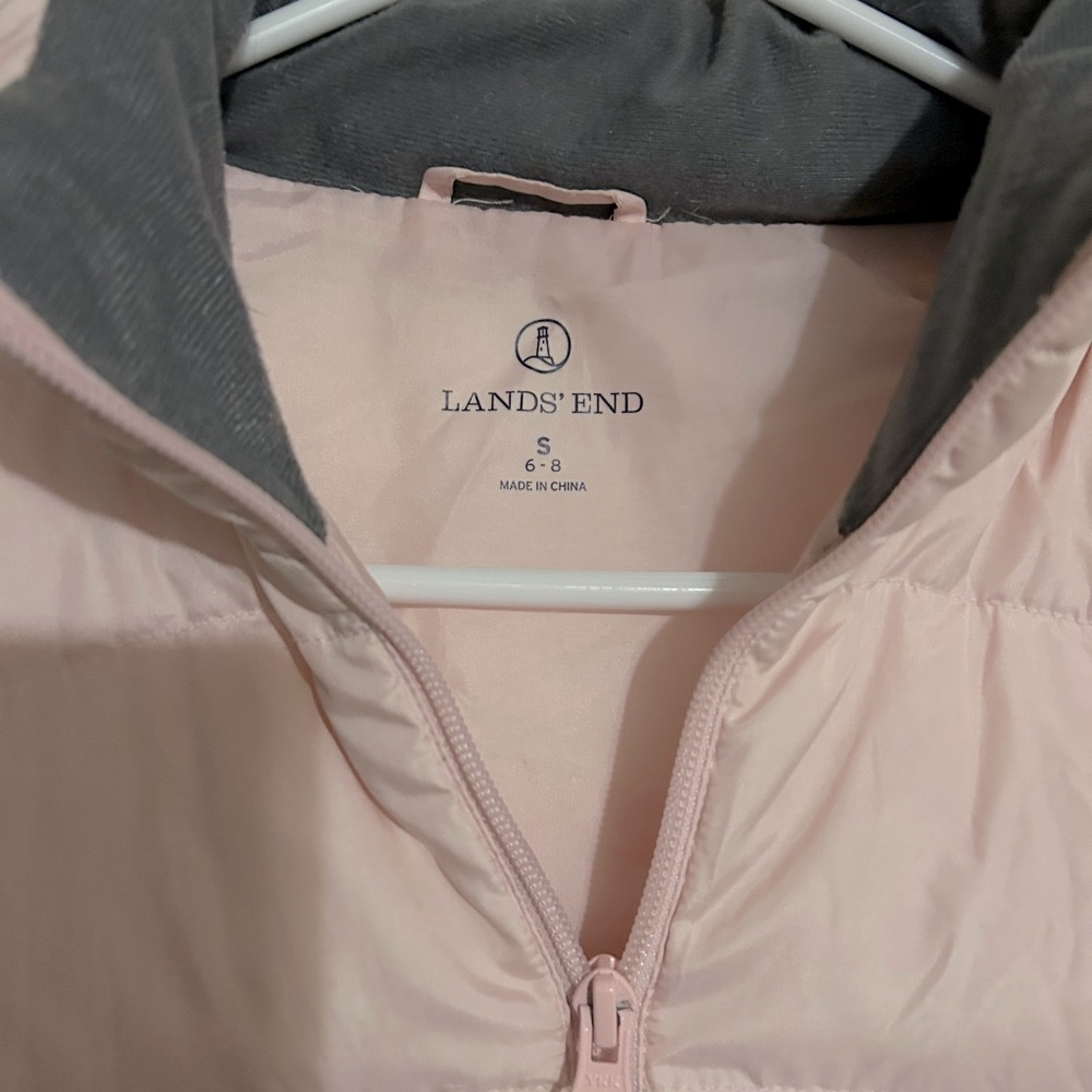 Lands End Puffer Vest View 2